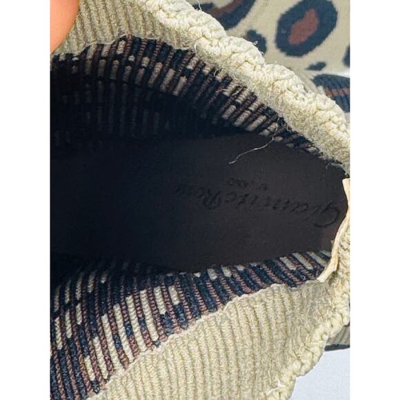 Gianvito Rossi Gray Leopard Print Knit Stretch Bootie  size 39.5 - Picture 10 of 12